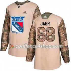 Adidas Maillot de Hockey New York Rangers Jaromir Jagr 68 2017-2018 Camo Veterans Day Practice Authentic - Homme